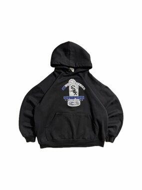 Vintage Chicago White Sox 2005 World Series Champions Black Hoodie — Size XL